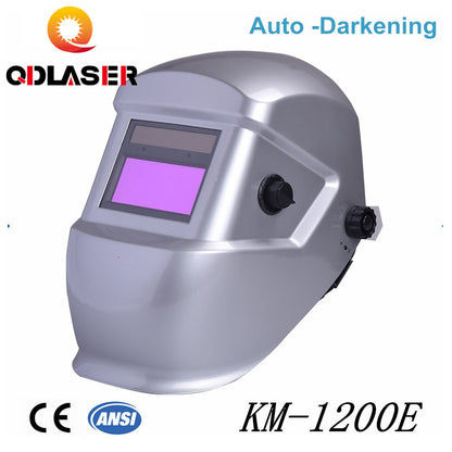 QDLASER Auto Darkening Welding Helmet Solar Li Battery Supply Outside Control
