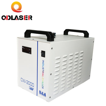 QDLASER 220V CW3000AG & 110V CW3000DG S&A Industrial Water Chiller for CO2 Laser Engraving & Cutting Machine