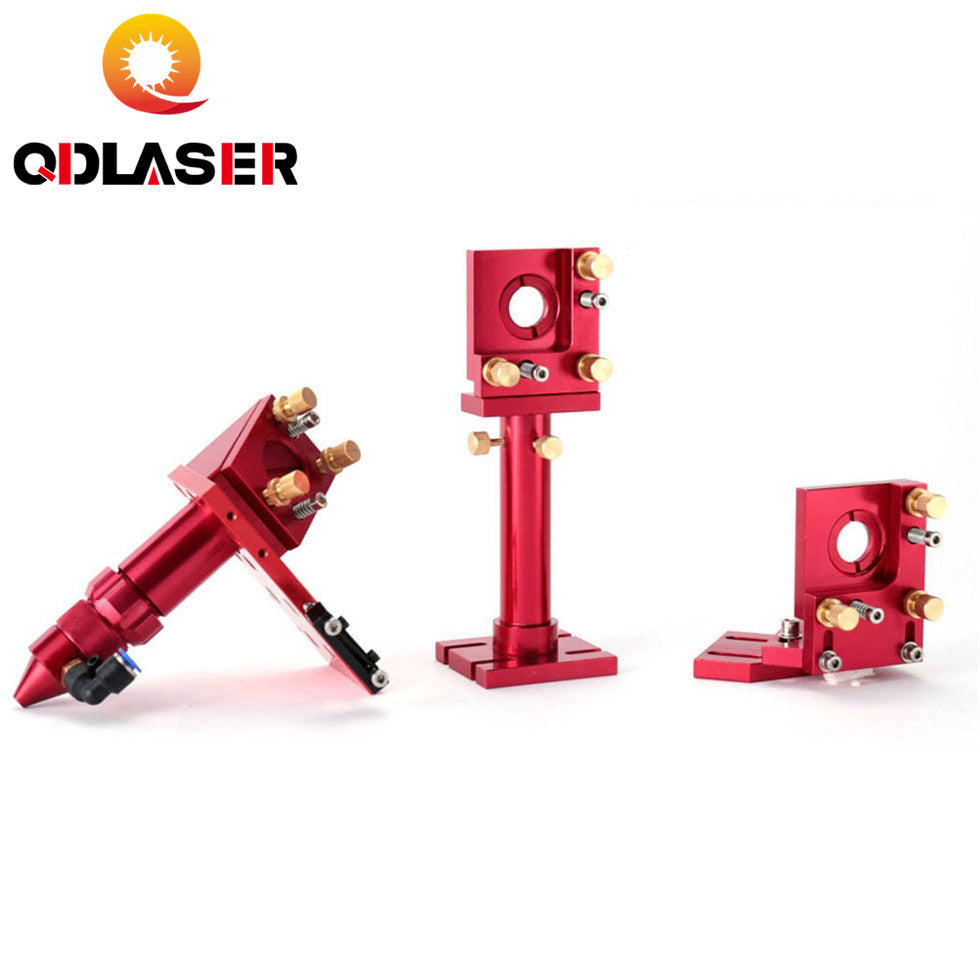 QDLASER C Series Co2 Laser Head Sets Laser Focus Lens 20-63.5mm With Laser Head 1st 2nd Mirror Mount