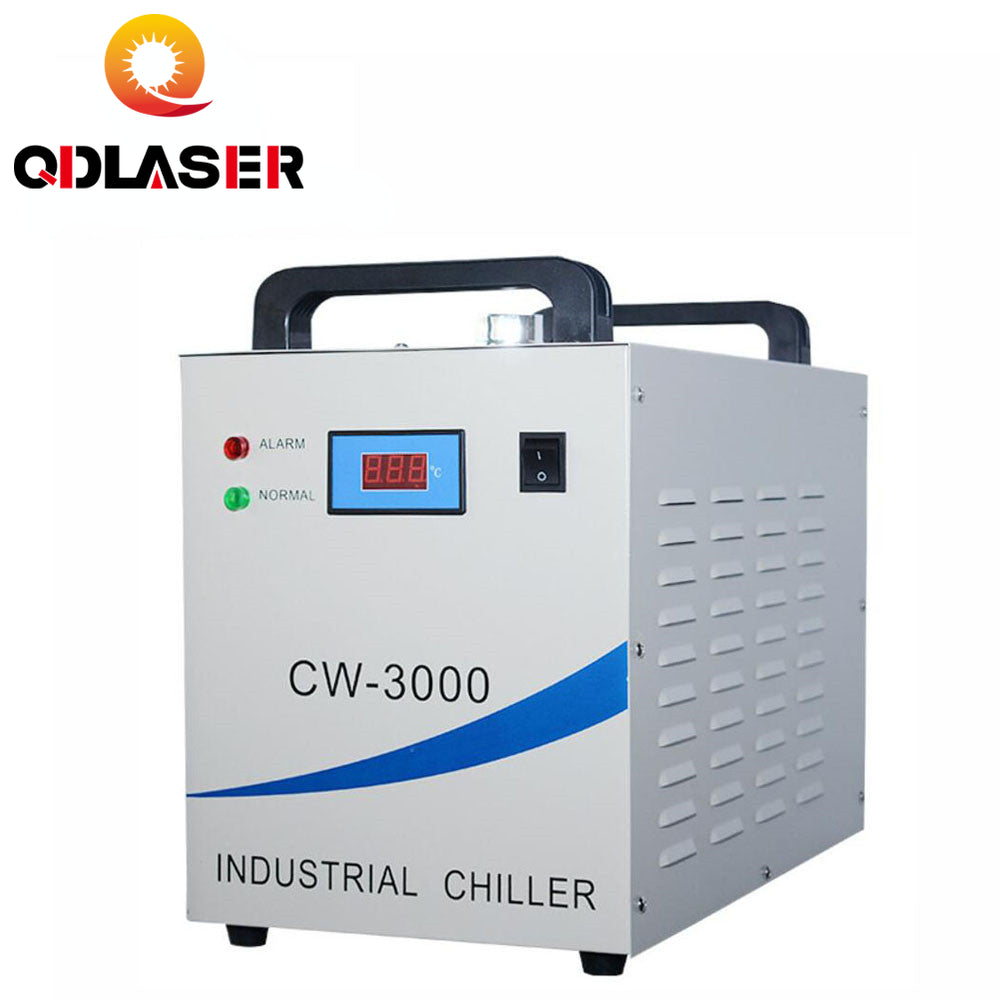 QDLASER CO2 Laser Engraving Cutting Machine Spare Parts Water Chiller Industrial Chiller CW3000