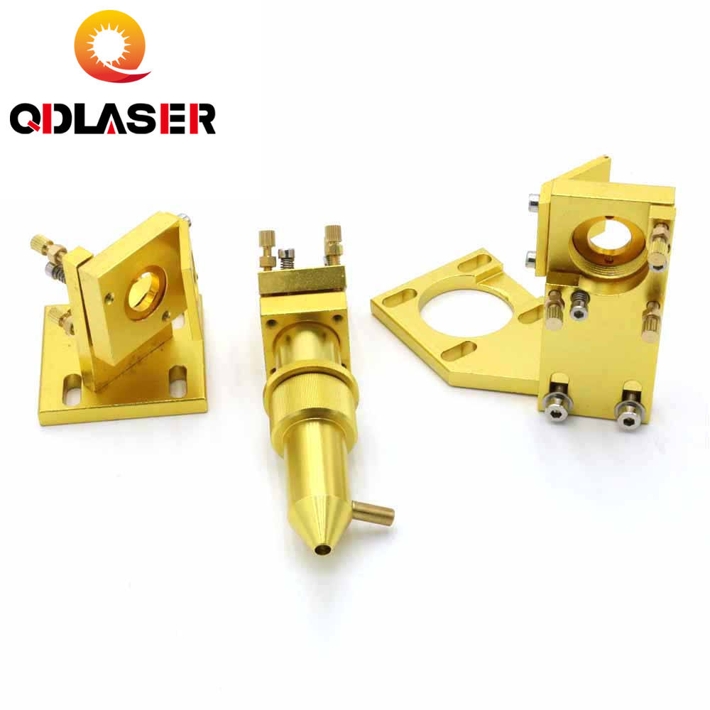 QDLASER K Series 60w 4060 CO2 Laser Cutting Head Set 1st /2nd Mirror Support