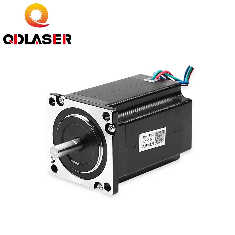 QDLASER Leadshine 57HS22  2 phase Stepper Motor NEMA 23 5.6A Length 81mm Shaft 8mm for CNC Engraving Milling Machine