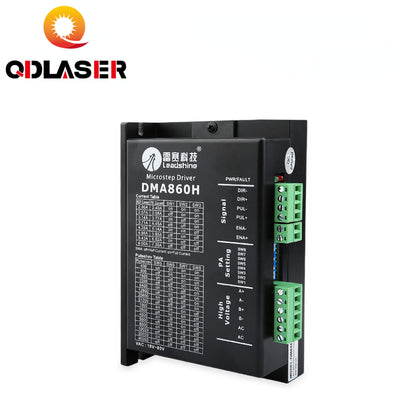 QDLASER Leadshine DMA860H 2 Phase Stepper Driver 7-16mA 18V/70V/80VAC 2.4-7.2A for CNC Machine Co2 Laser Cutting Machine