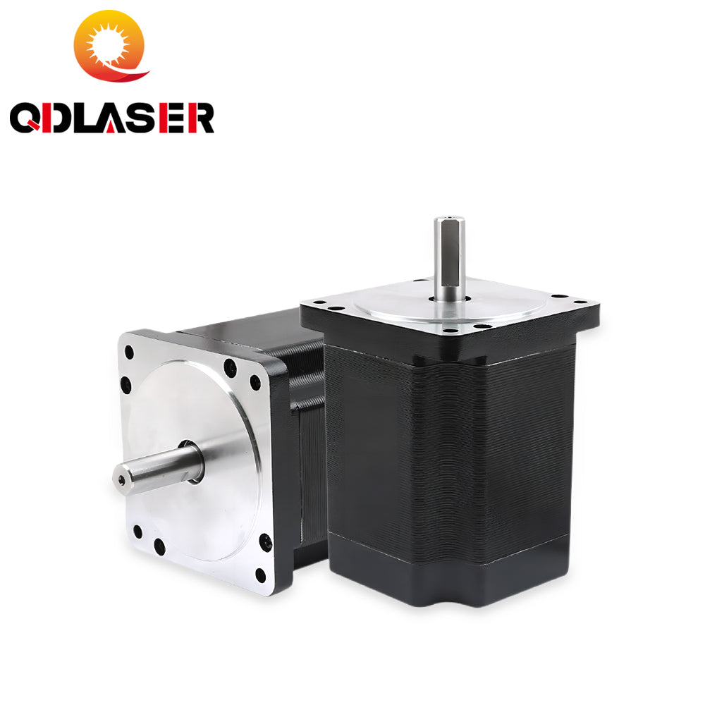 QDLASER Leadshine 863S42 3 Phase Stepper Motor for NEMA34 4.3A Length 103mm  (4.06 Inch) Shaft 12mm (0.472 Inch)
