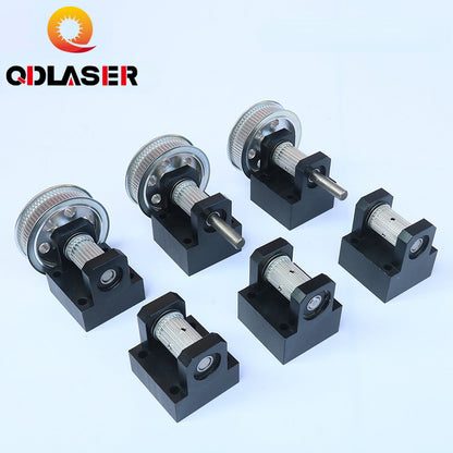 QDLASER Gear Base Set Machine Mechanical Parts Guide Rail Set for Co2 Laser Engraving Cutting Machine