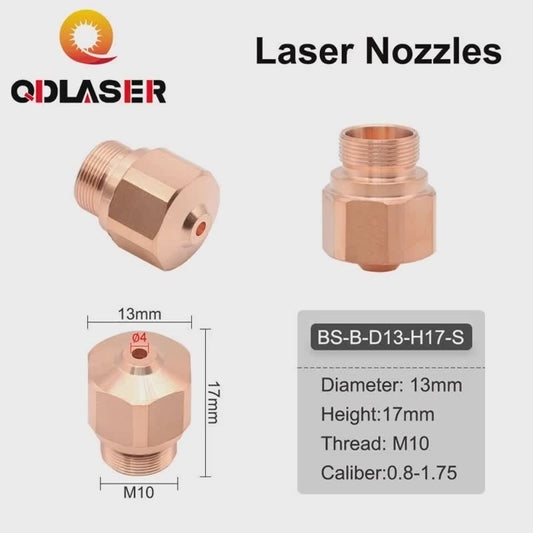 QDLASER HK08 HK10 HK12 HK15 HK17 HK20 HK25 HK30 Laser Nozzles for OEM Fiber Laser Cutting Machine